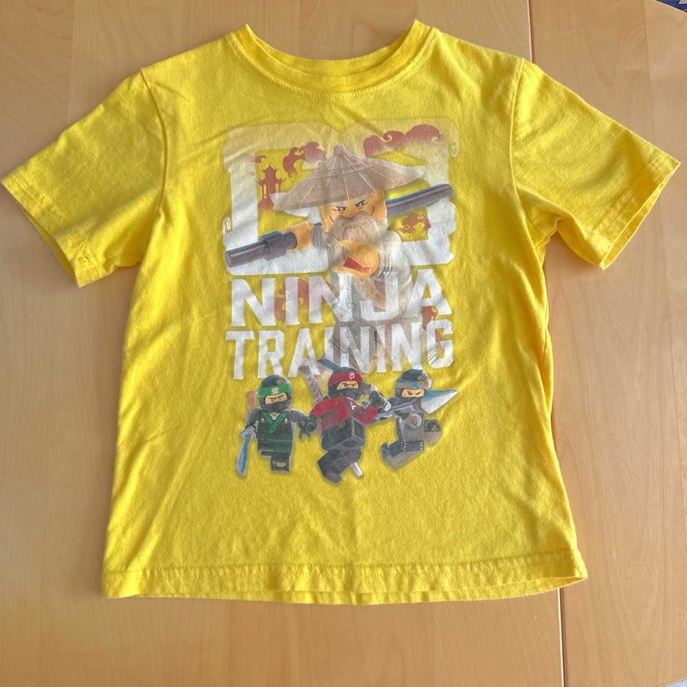 LEGO Ninja Training Yellow Short Sleeve Tee